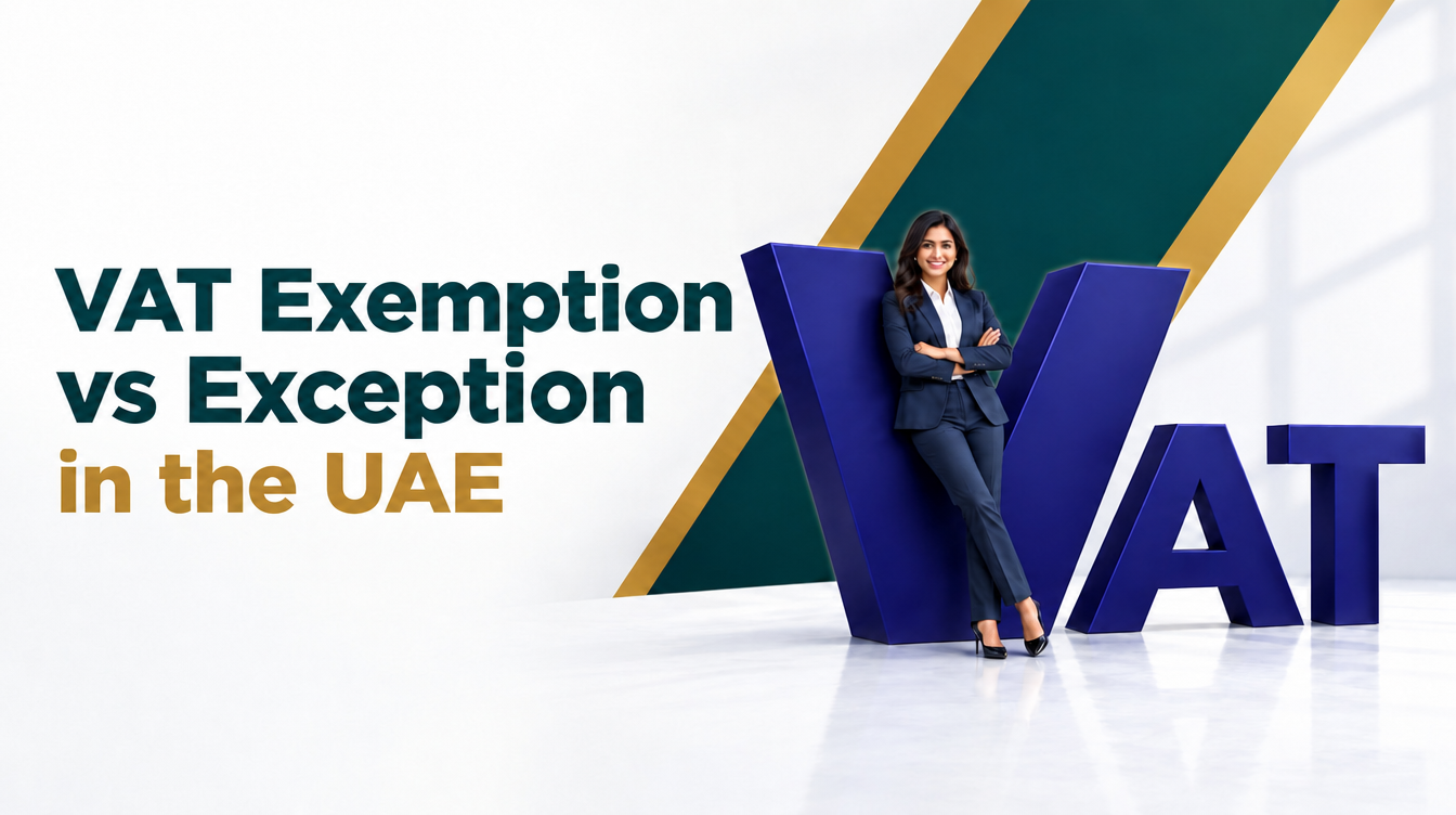 VAT exemption versus exception in the UAE